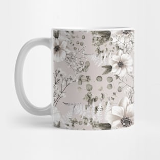 Pastel Wild Flower Pattern Mug